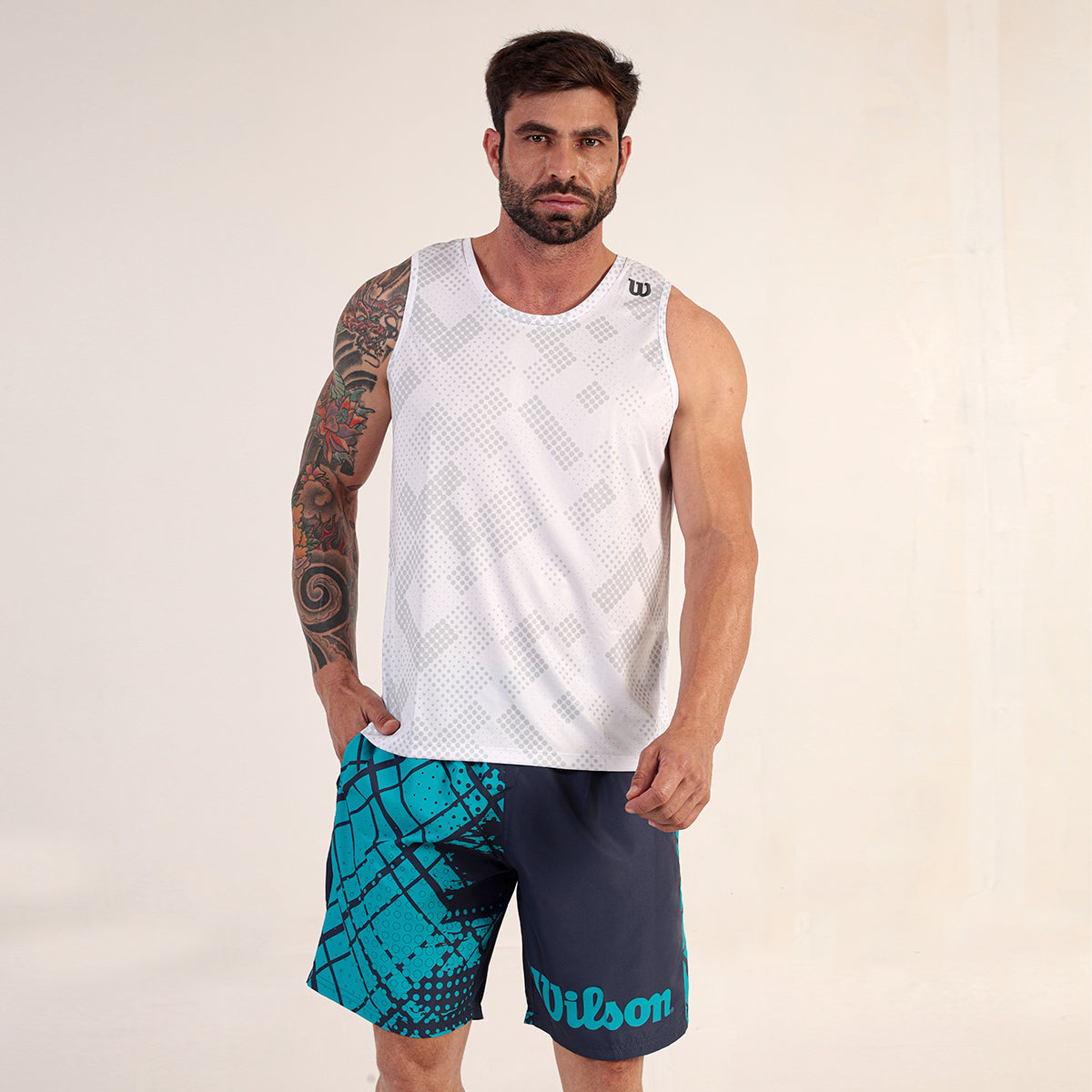 Short Beach Tennis Print M