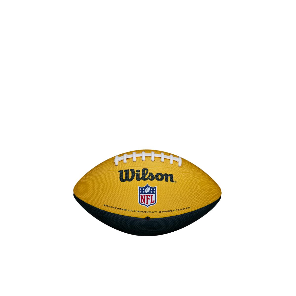Mini Bola de Futebol Americano NFL Team Retro Green Bay Packers