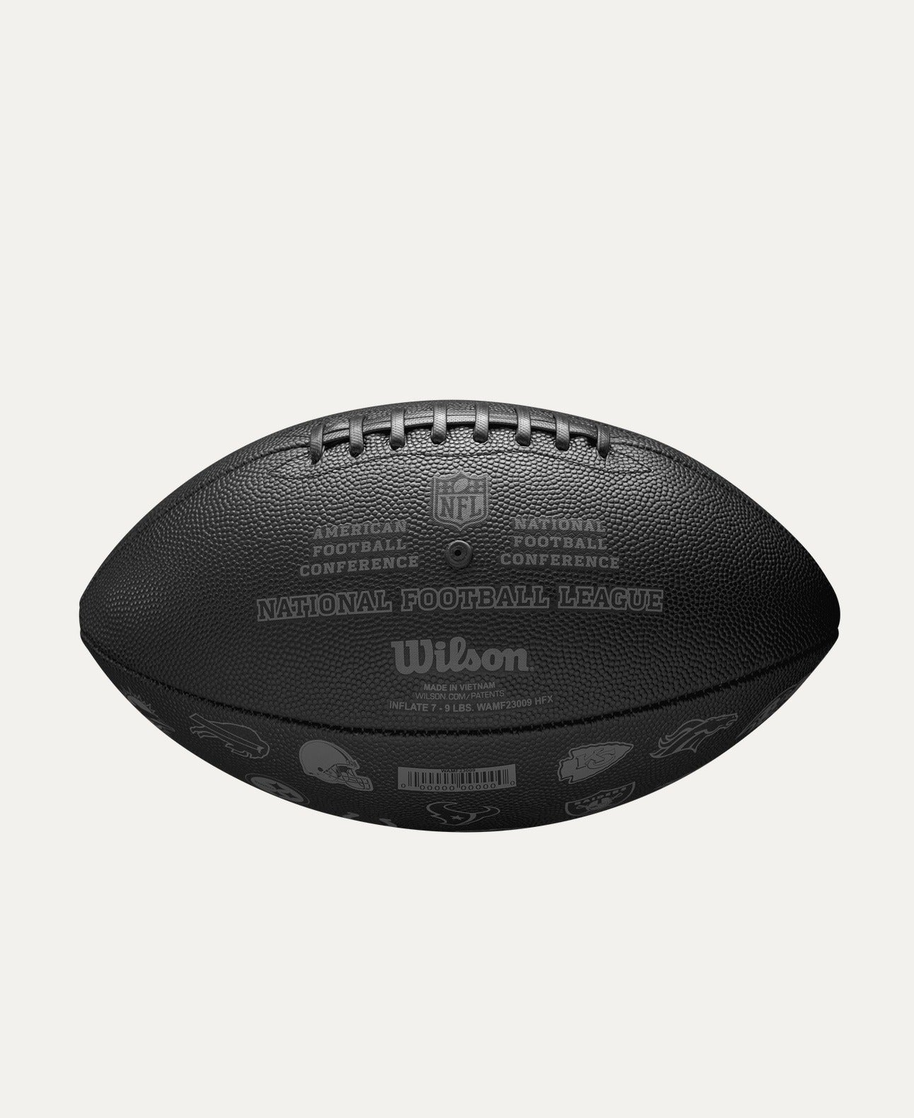 Bola de Futebol Americano NFL 32 Team Black Oficial