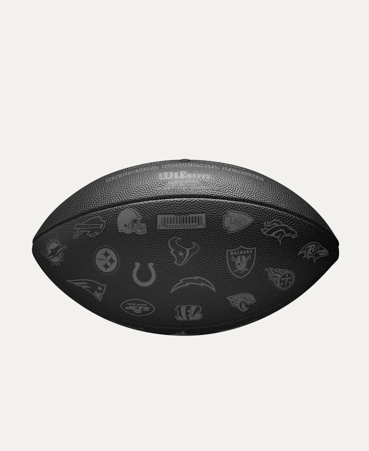 Bola de Futebol Americano NFL 32 Team Black Oficial