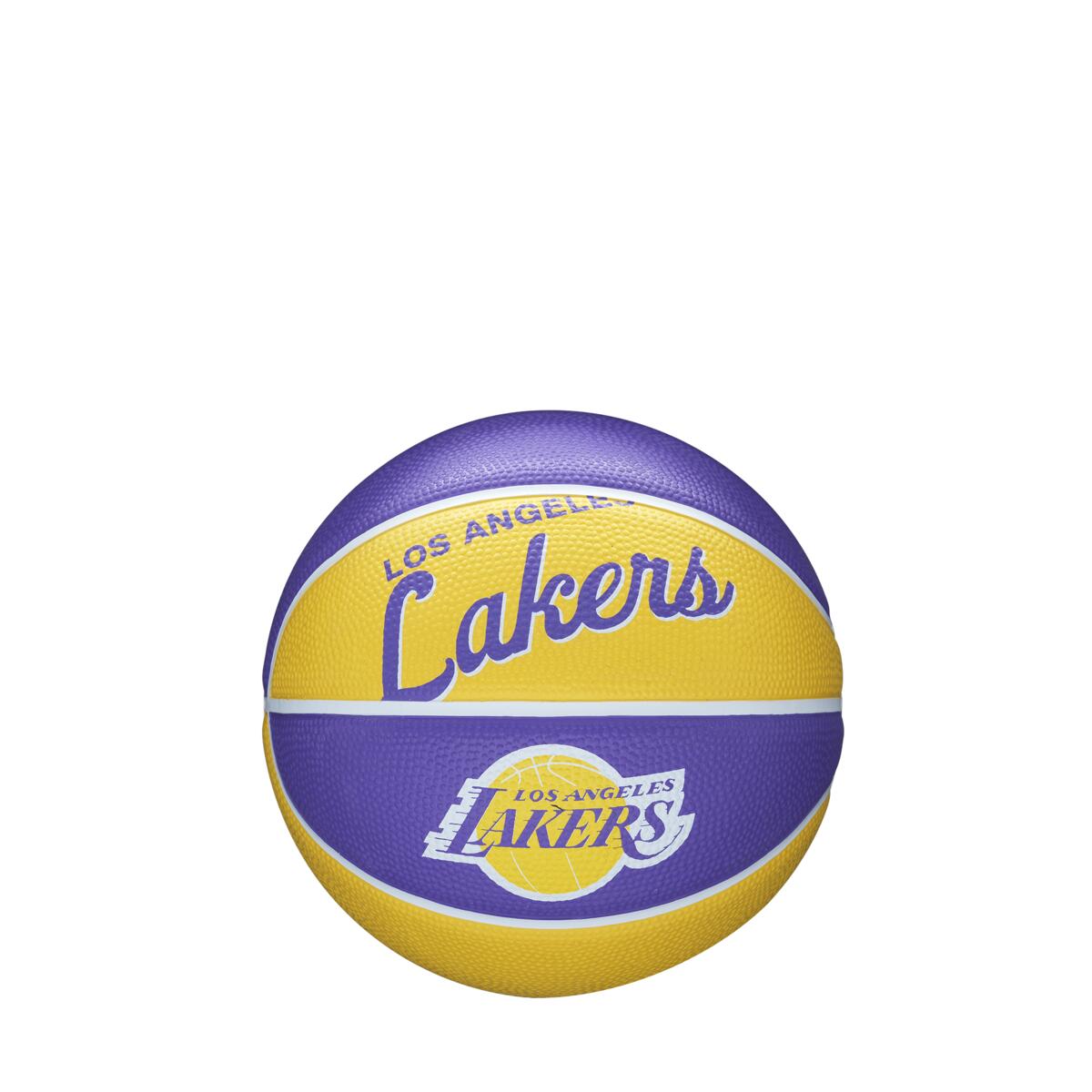 Bola de Basquete NBA Team Retro Mini - Los Angeles Lakers