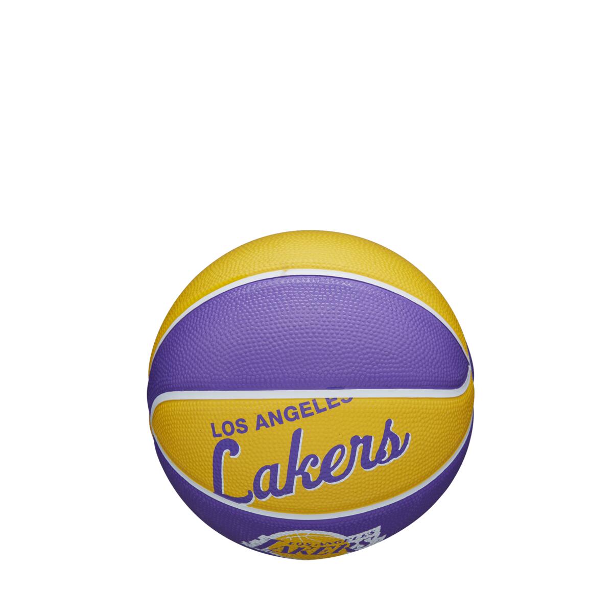 Bola de Basquete NBA Team Retro Mini - Los Angeles Lakers