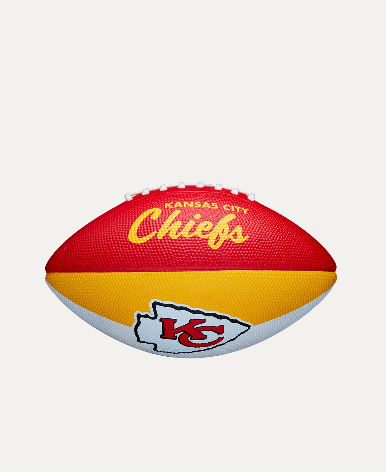 Mini Bola de Futebol Americano NFL Team Retro Kansas Chiefs