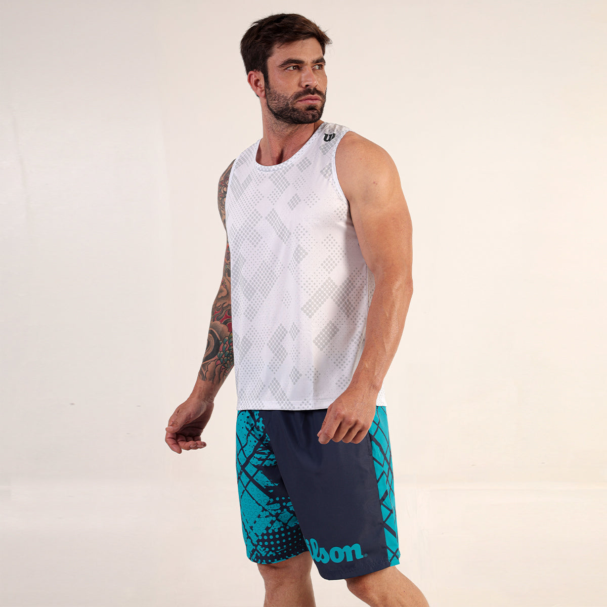 Short Beach Tennis Print M