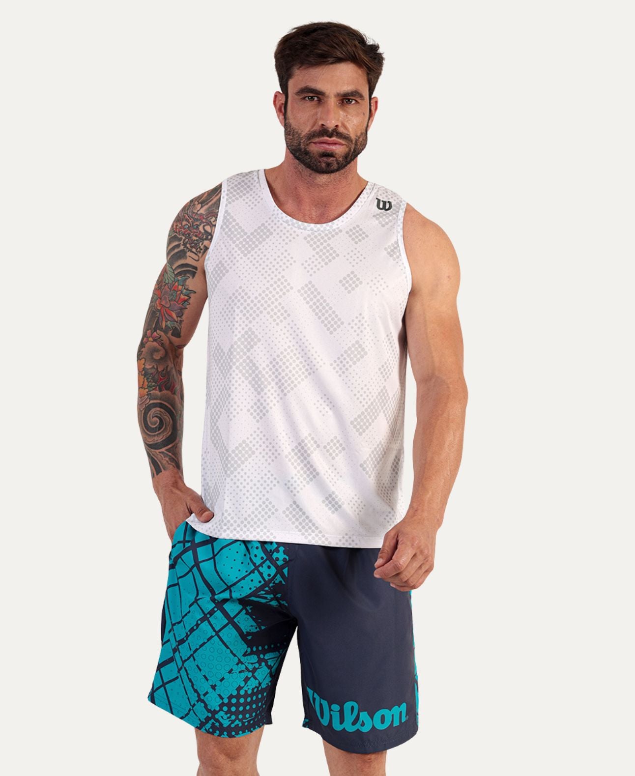 Short Beach Tennis Print M