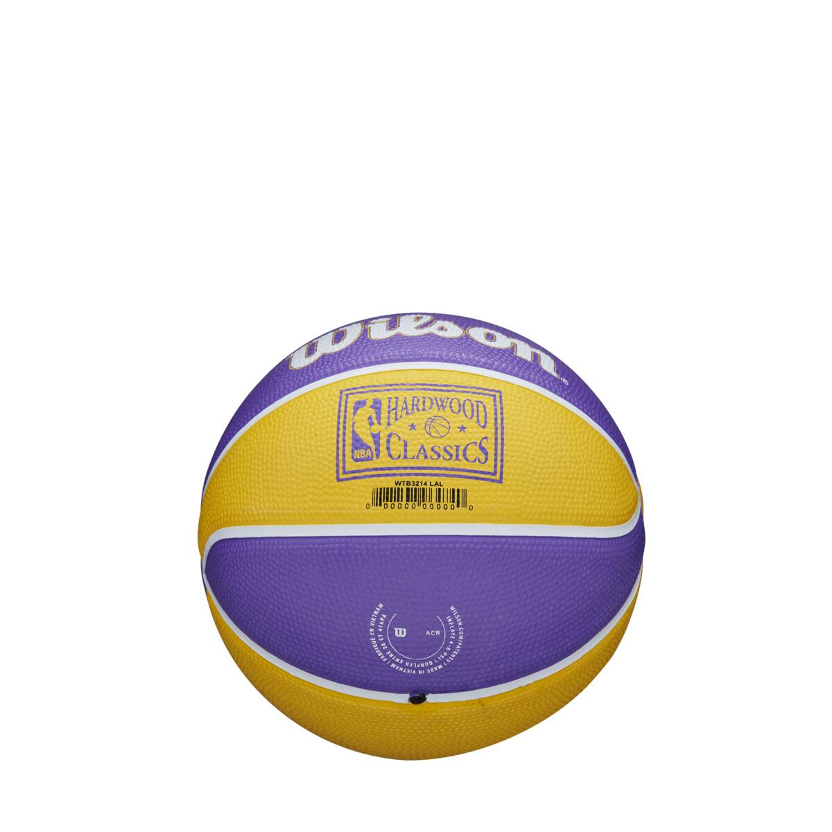 Bola de Basquete NBA Team Retro Mini - Los Angeles Lakers
