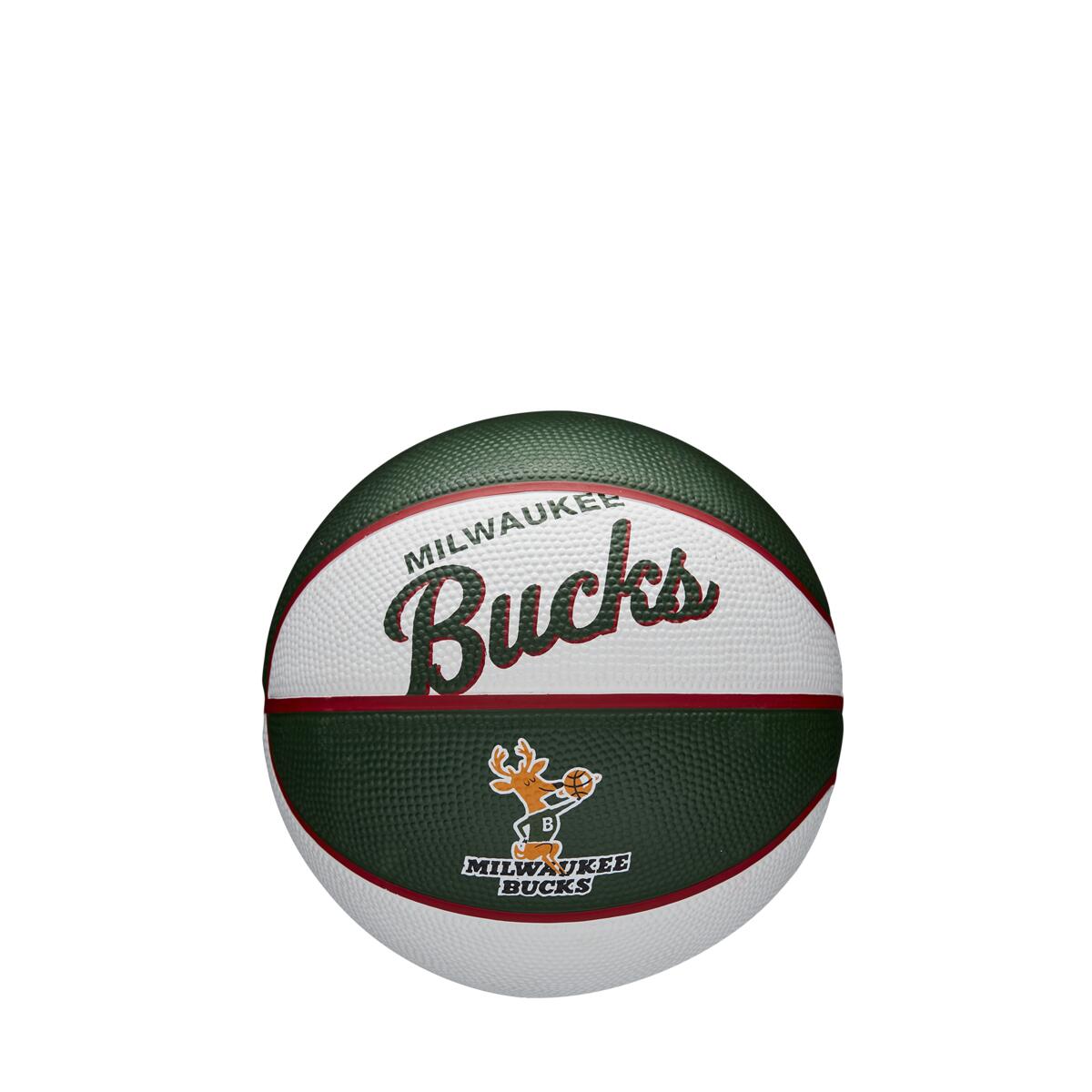 Bola de Basquete NBA Team Retro Mini - Milwaukee Bucks
