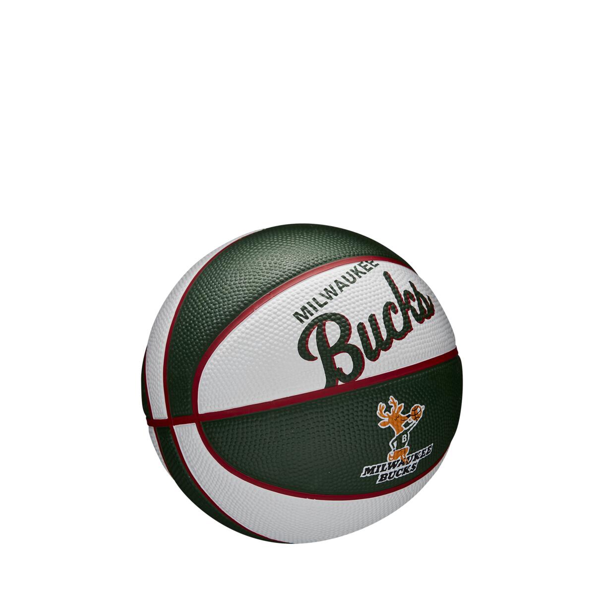 Bola de Basquete NBA Team Retro Mini - Milwaukee Bucks