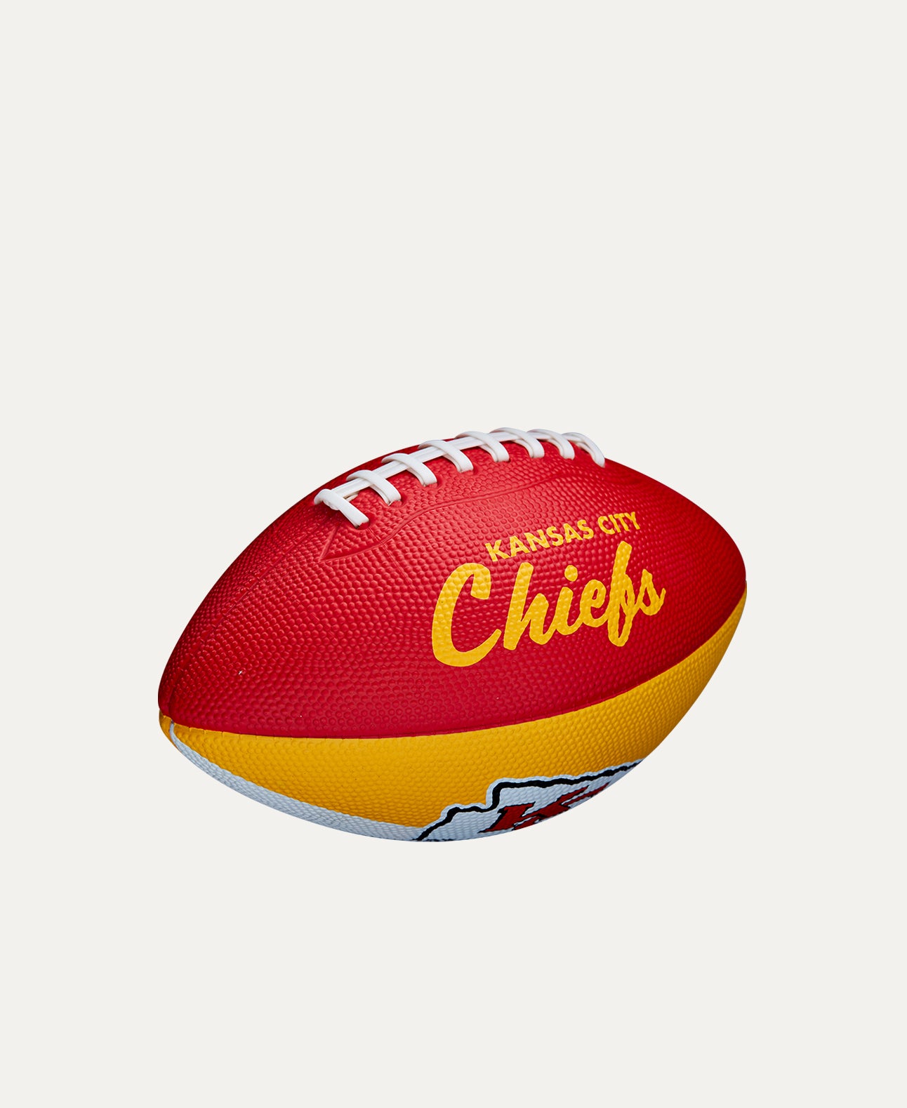 Mini Bola de Futebol Americano NFL Team Retro Kansas Chiefs