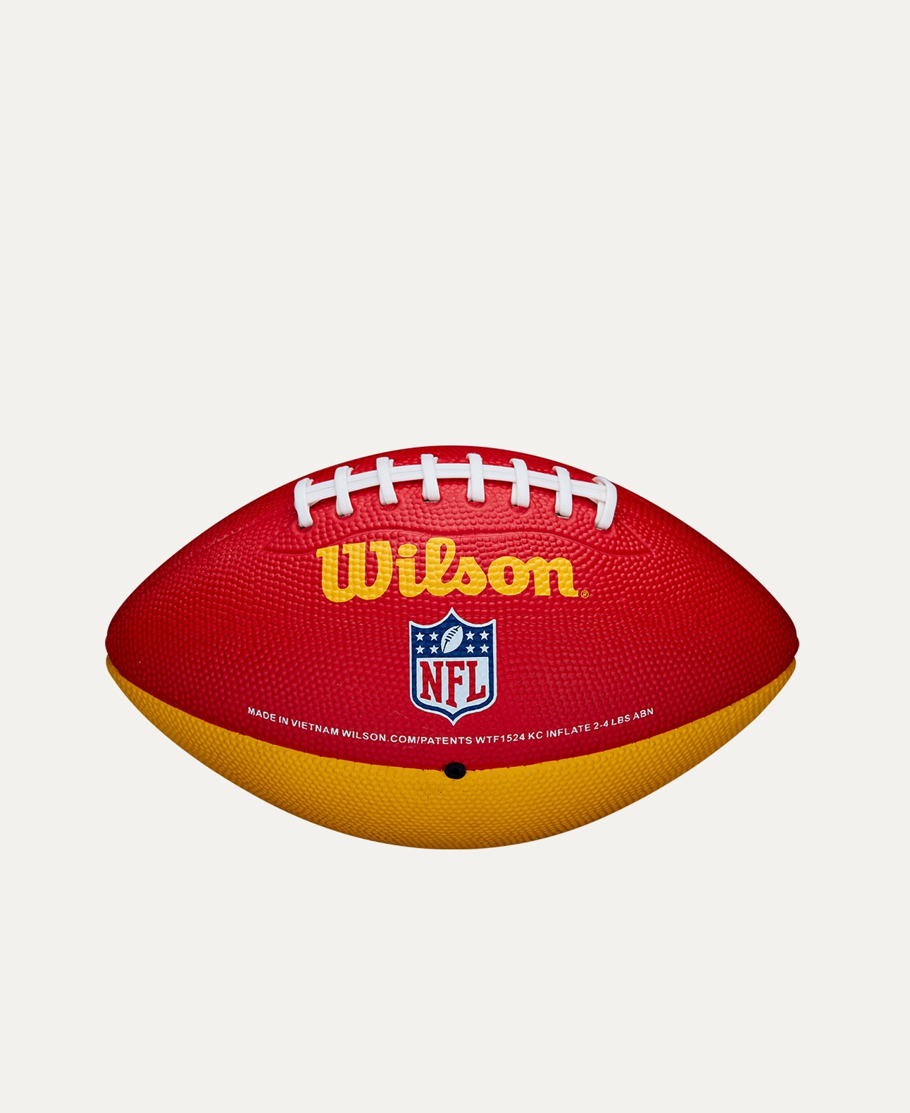 Mini Bola de Futebol Americano NFL Team Retro Kansas Chiefs