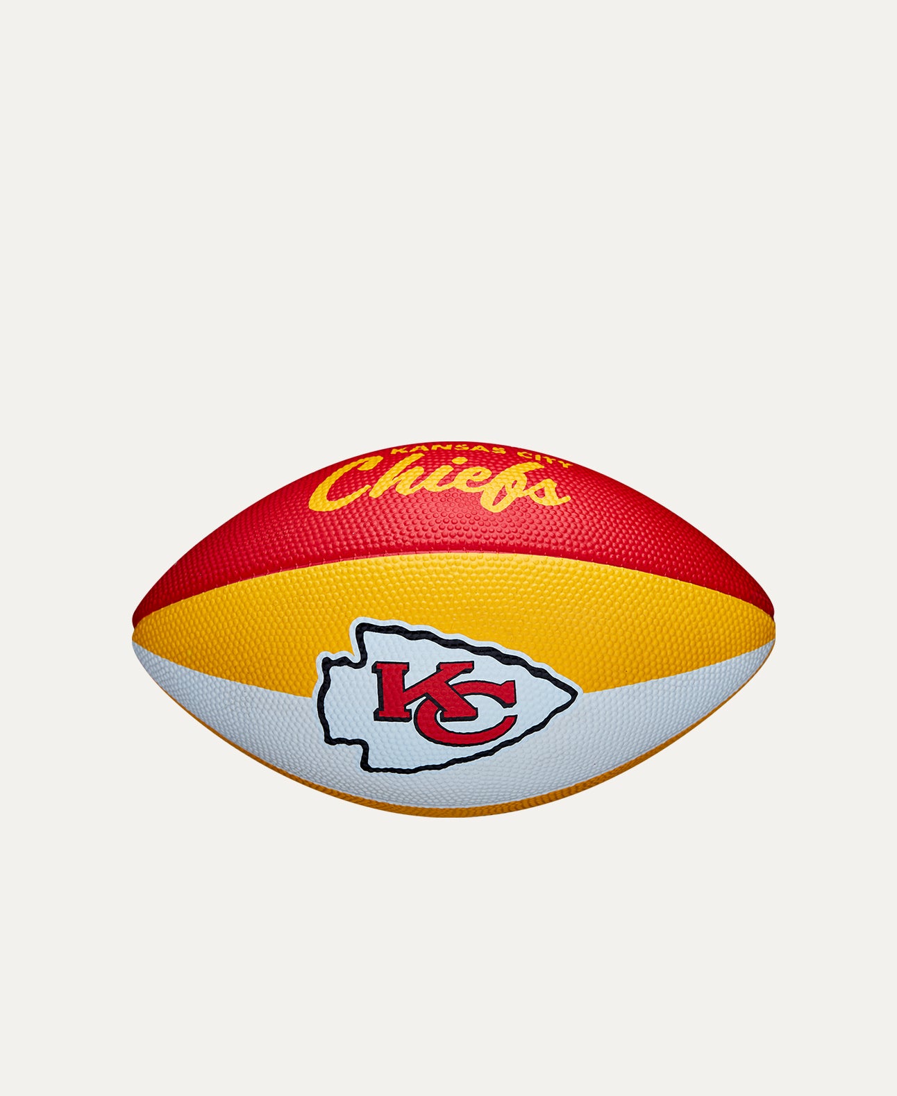 Mini Bola de Futebol Americano NFL Team Retro Kansas Chiefs