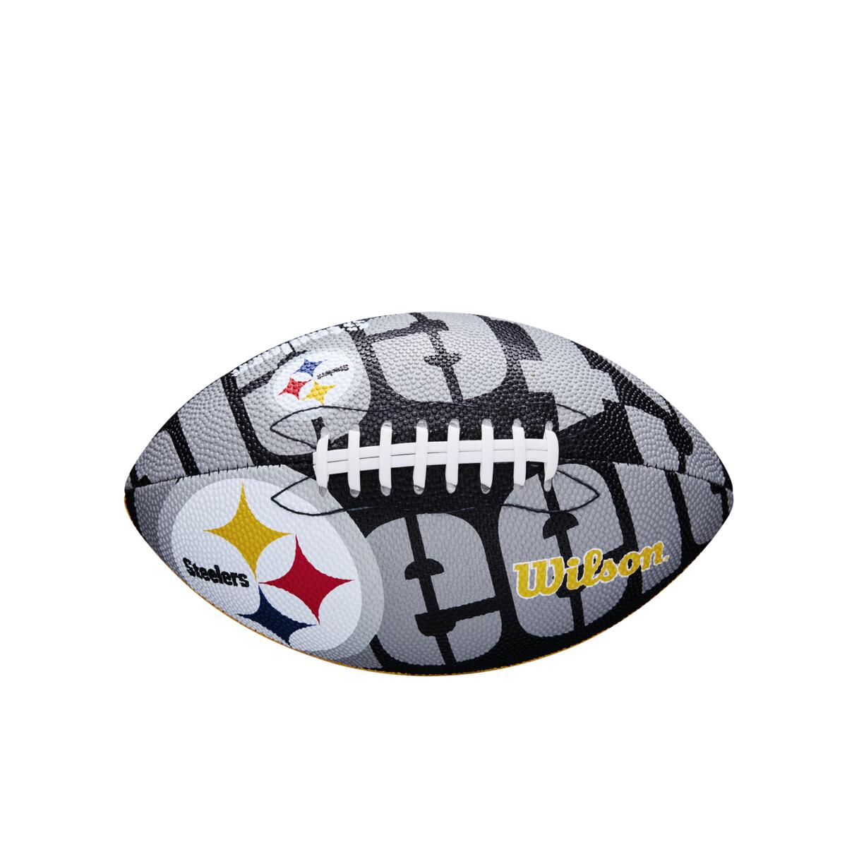 Bola de Futebol Americano NFL Team Logo Jr Pittsburgh Steelers